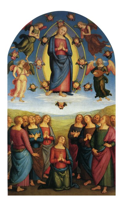 Hemelvaart van Maria door Pietro Perugino